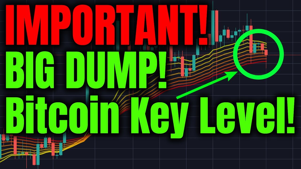 BITCOIN MAJOR DUMP! KEY Level To Watch! (Cryptocurrency News + Trading Price Analysis!)
