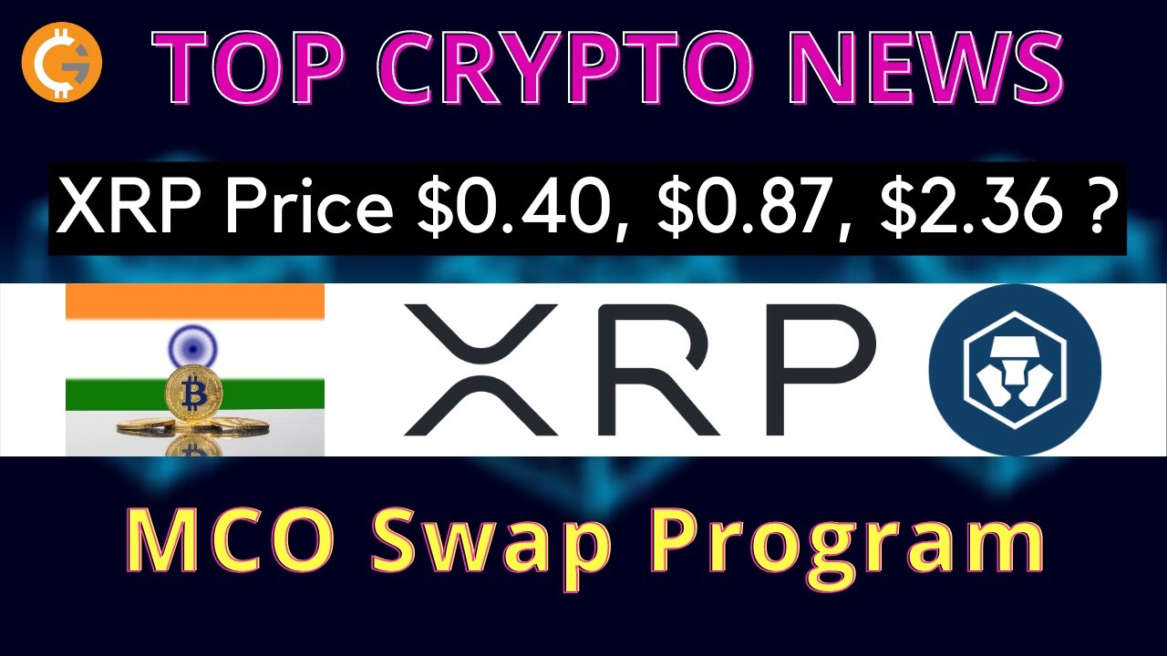 Top Crypto News | XRP Highest Gainer | Crypto.com MCO CRO Swap | Ethereum, Tendies Token | HINDI