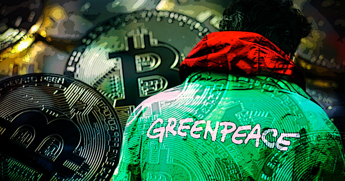 Crypto community attacks Greenpeace Bitcoin demands